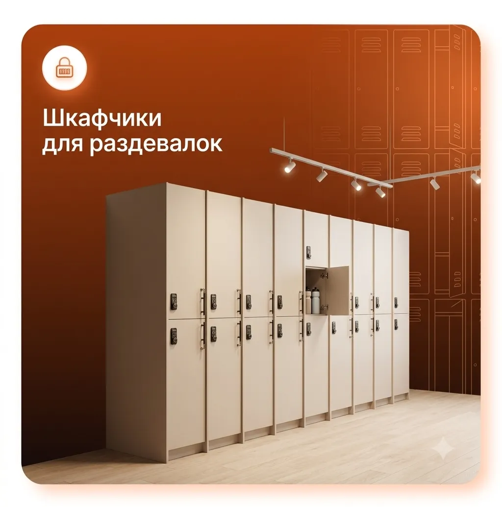 Шкафчики для раздевалок